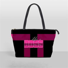 Like A Boss Shiny Pink Large Shoulder Bag by OCDesignss