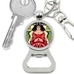 Cubist Woman Bottle Opener Key Chain by icarusismartdesigns