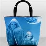 Full Moon Rising Bucket Handbag Back