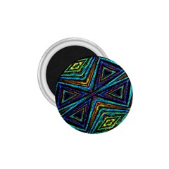 Tribal Style Colorful Geometric Pattern 1 75  Button Magnet