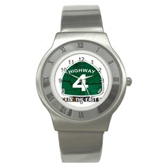 Hwy 4 Website Pic Cut 2 Page4 Stainless Steel Watch (slim)