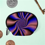 Purple blue swirl Accessory Pouch (Small) Back