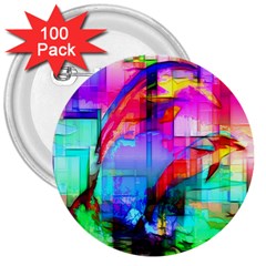 Tim Henderson Dolphins 3  Button (100 Pack)