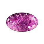 Amethyst Stone Of Healing Sticker 10 Pack (Oval) Front