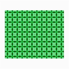 Green Abstract Tile Pattern Glasses Cloth (small)