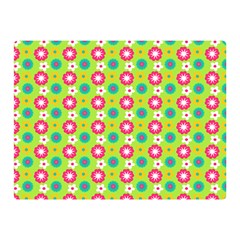 Cute Floral Pattern Double Sided Flano Blanket (mini)