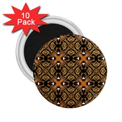 Faux Animal Print Pattern 2 25  Button Magnet (10 Pack)