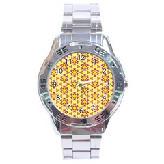 Cute Pretty Elegant Pattern Stainless Steel Watch by GardenOfOphir