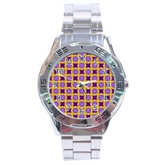 Cute Pretty Elegant Pattern Stainless Steel Watch by GardenOfOphir