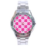 Cute Pretty Elegant Pattern Stainless Steel Watch Front