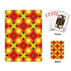 Cute Pretty Elegant Pattern Playing Cards Single Design