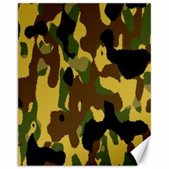 Camo Pattern  Canvas 16  X 20  (unframed)