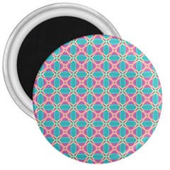 Cute Pretty Elegant Pattern 3  Button Magnet