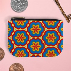 Floral Pattern Mini Coin Purse by LalyLauraFLM