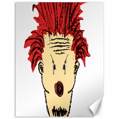 Evil Clown Hand Draw Illustration Canvas 12  X 16  (unframed)