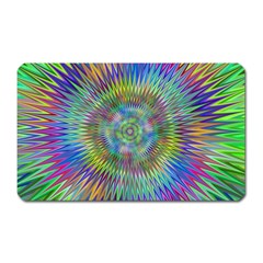 Hypnotic Star Burst Fractal Magnet (rectangular) by StuffOrSomething