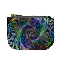 Psychedelic Spiral Coin Change Purse by StuffOrSomething