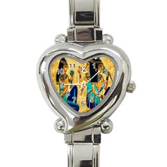 Egyptian Queens Heart Italian Charm Watch 