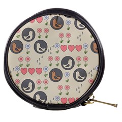 Love Birds Mini Makeup Case by Kathrinlegg