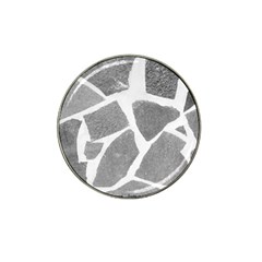 Grey White Tiles Pattern Golf Ball Marker 10 Pack (for Hat Clip) by yoursparklingshop