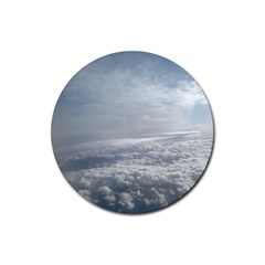 Sky Plane View Drink Coaster (round) by yoursparklingshop