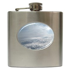 Sky Plane View Hip Flask