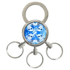 Skydivers 3-ring Key Chain by icarusismartdesigns