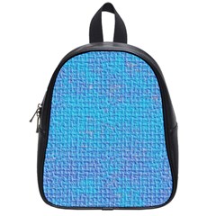 Textured Blue & Purple Abstract School Bag (small) by StuffOrSomething