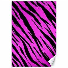 Pink Tiger Canvas 12  X 18  (unframed)