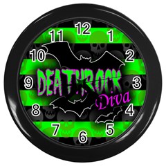 Deathrock Diva Wall Clock (black)