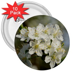 Spring Flowers 3  Button (10 Pack) by anstey