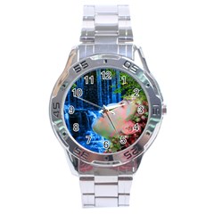 Fountain Of Youth Stainless Steel Watch by icarusismartdesigns