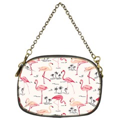 Flamingo Pattern Chain Purses (one Side) 