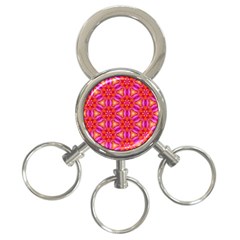 Cute Pretty Elegant Pattern 3-ring Key Chains by GardenOfOphir