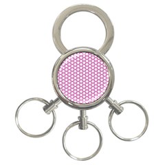 Cute Pretty Elegant Pattern 3-ring Key Chains by GardenOfOphir