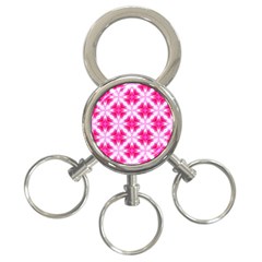 Cute Pretty Elegant Pattern 3-ring Key Chains by GardenOfOphir