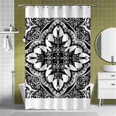 Doodlecross By Kirstenstar D70i5s5 Shower Curtain 48  X 72  (small) 