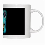 Wolves Shiney Grim Moon 3000 White Coffee Mug Right