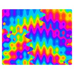 Amazing Acid Rainbow Double Sided Flano Blanket (medium) 