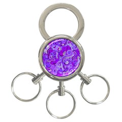 Lavender Swirls 3-ring Key Chains by KirstenStar