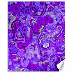 Lavender Swirls Canvas 16  X 20  