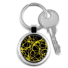 Hot Web Yellow Key Chains (round)  by ImpressiveMoments