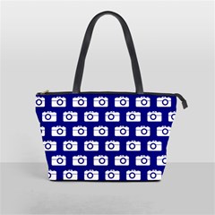 Modern Chic Vector Camera Illustration Pattern Shoulder Handbags by GardenOfOphir