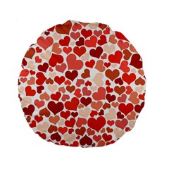 Heart 2014 0901 Standard 15  Premium Flano Round Cushions