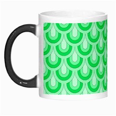 Awesome Retro Pattern Green Morph Mugs by ImpressiveMoments