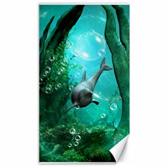 Wonderful Dolphin Canvas 40  X 72  