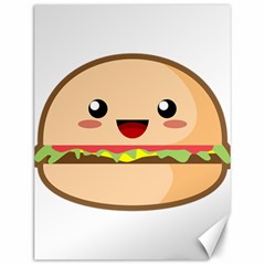 Kawaii Burger Canvas 12  X 16  