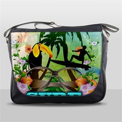 Surfing Messenger Bags by FantasyWorld7