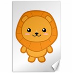 Kawaii Lion Canvas 12  x 18   11.88 x17.36  Canvas - 1