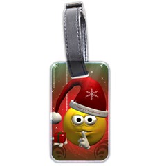 Funny Christmas Smiley Luggage Tags (two Sides) by FantasyWorld7